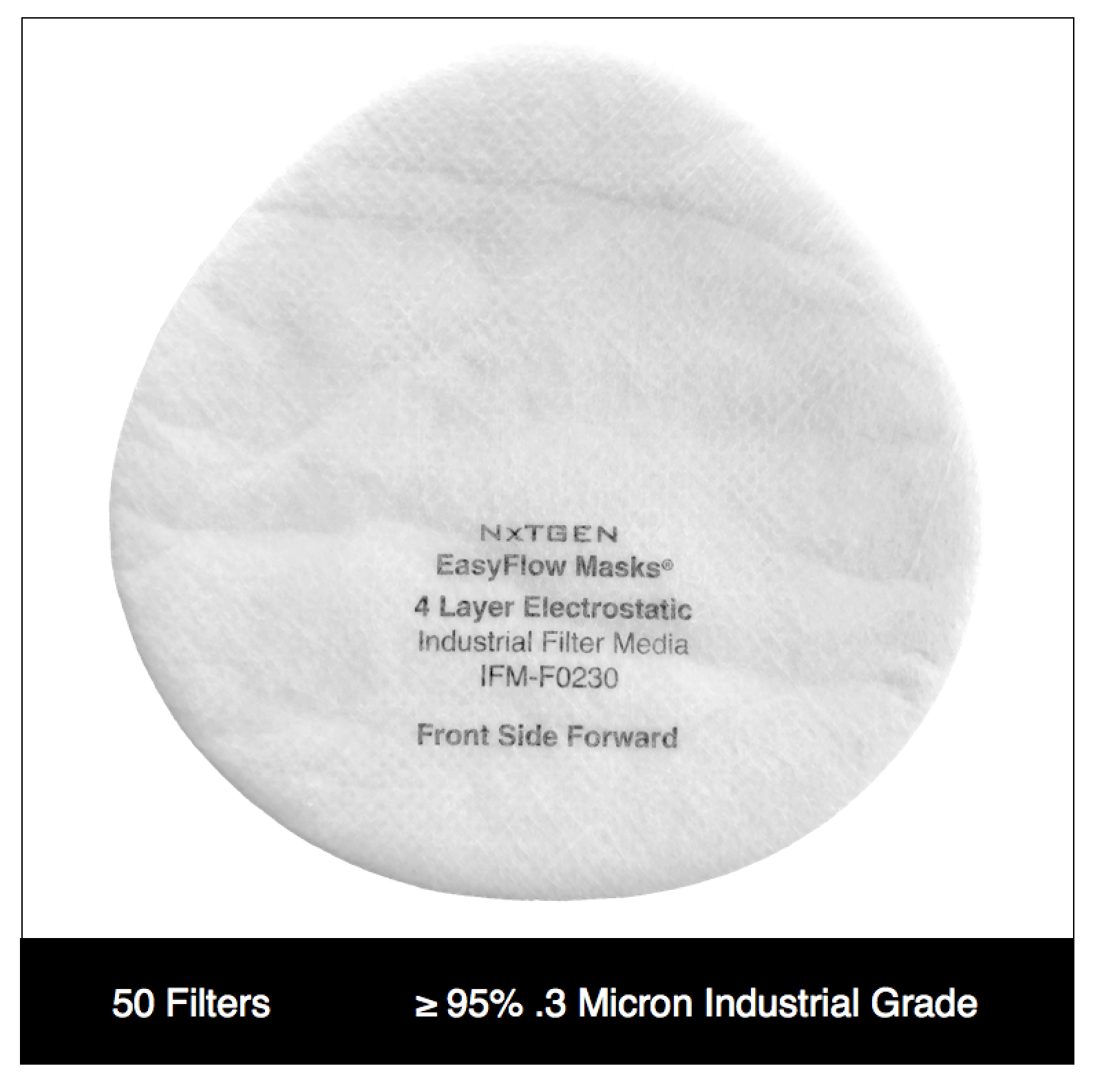 Industrial | Clinical | Consumer 95% Filter Set (50 qty)