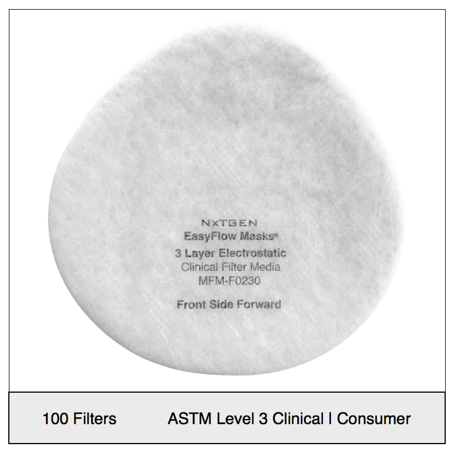 ASTM Level 3 Clinical | Consumer filter Set (100 qty)