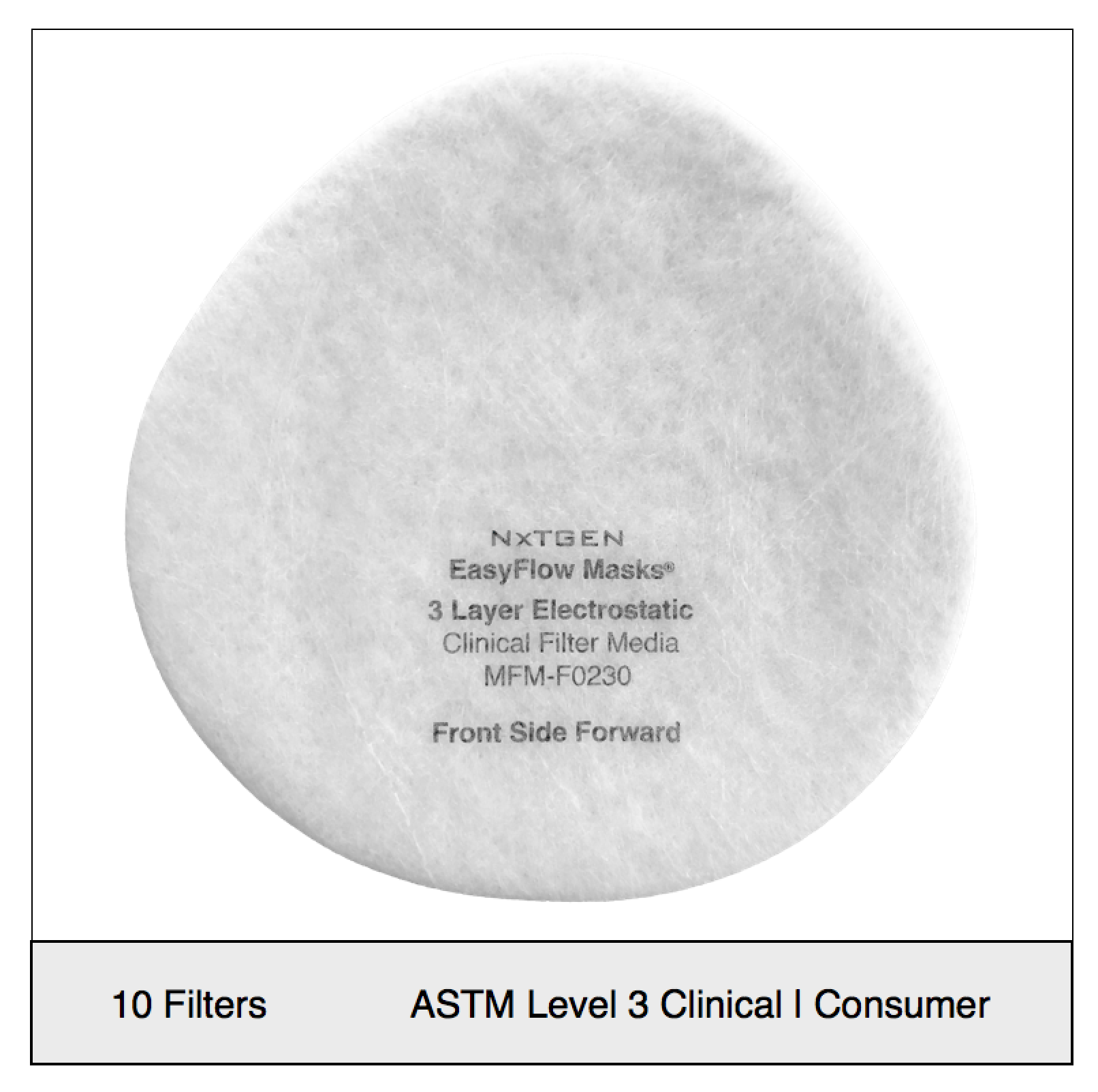 ASTM Level 3 Clinical | Consumer filter Set (10 qty)
